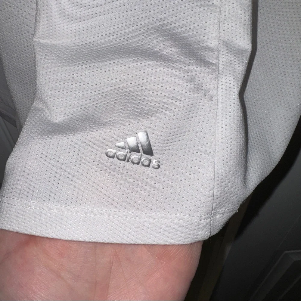 Adidas‎ White Quarter-Zip Pullover golf